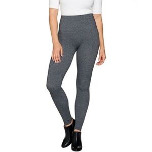 Spanx Look at Me Now Gray Seamless Leggings Medium